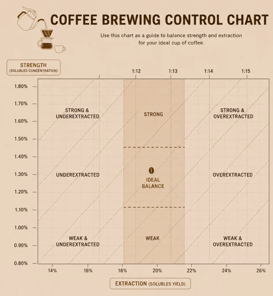 SCA Brewing Chart